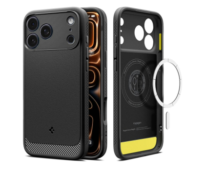 Etui do telefonów SPIGEN Rugged Armor Mag Magsafe do Iphone 17 Pro Matte Black 8800283314618